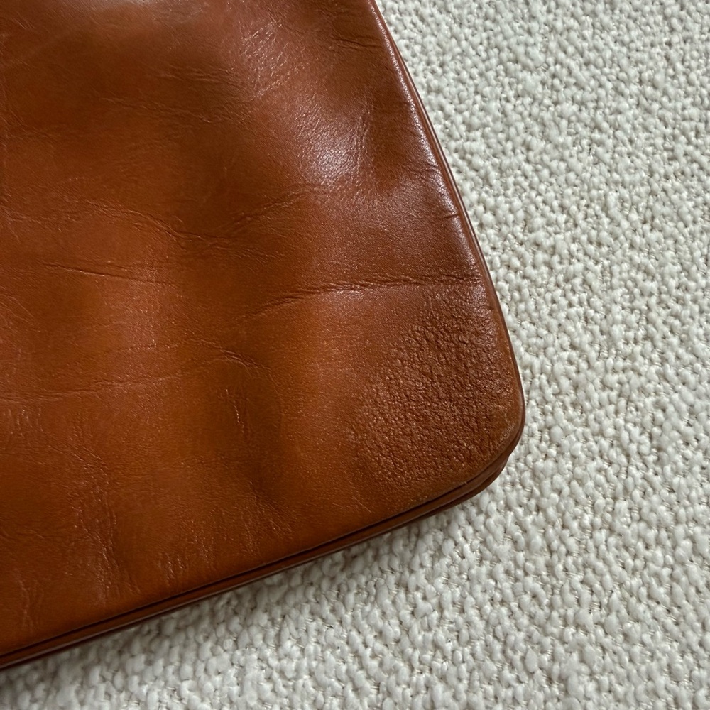 Vintage Leather Boho Clutch - Picture 5 of 9